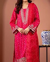 Edenrobe Cerise Pink Lawn Suit- Pakistani Designer Lawn Suits