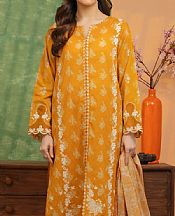 Edenrobe Orange Lawn Suit- Pakistani Lawn Dress