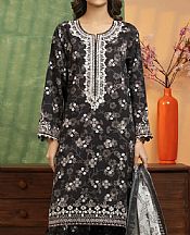 Edenrobe Black Lawn Suit- Pakistani Lawn Dress