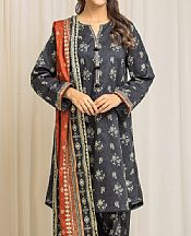 Edenrobe Black Lawn Suit- Pakistani Lawn Dress