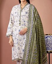 Edenrobe Off-white Lawn Suit- Pakistani Designer Lawn Suits