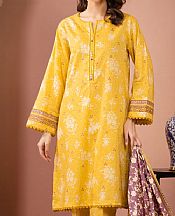Edenrobe Yellow Lawn Suit- Pakistani Designer Lawn Suits