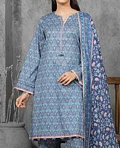 Edenrobe Navy Blue Lawn Suit- Pakistani Lawn Dress