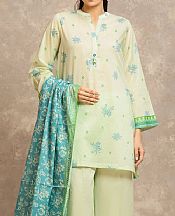 Edenrobe Lime Lawn Suit- Pakistani Lawn Dress