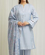 Edenrobe Pale Aqua Lawn Suit- Pakistani Designer Lawn Suits