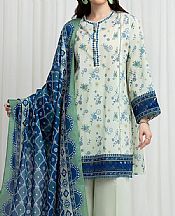 Edenrobe Off-white Lawn Suit- Pakistani Designer Lawn Suits
