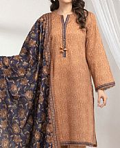 Edenrobe Brown Lawn Suit- Pakistani Lawn Dress