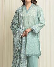Edenrobe Turquoise Lawn Suit- Pakistani Designer Lawn Suits