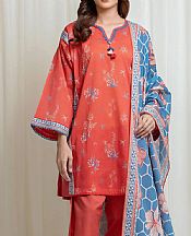 Edenrobe Coral Lawn Suit- Pakistani Designer Lawn Suits