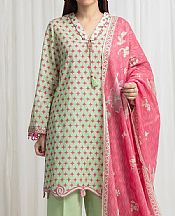 Edenrobe Mint Green Lawn Suit- Pakistani Lawn Dress