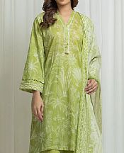 Edenrobe Green Lawn Suit- Pakistani Lawn Dress