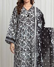 Edenrobe White/Black Lawn Suit- Pakistani Designer Lawn Suits