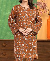 Edenrobe Brown Lawn Suit (2 Pcs)- Pakistani Lawn Dress