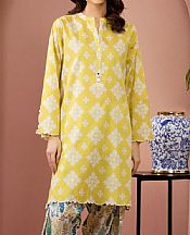 Edenrobe Yellow Lawn Suit (2 Pcs)- Pakistani Lawn Dress