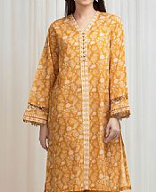 Edenrobe Mustard Lawn Suit (2 Pcs)- Pakistani Lawn Dress