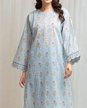 Edenrobe Baby Blue Lawn Suit (2 Pcs)- Pakistani Designer Lawn Suits