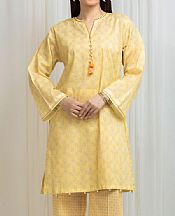 Edenrobe Yellow Lawn Suit (2 Pcs)- Pakistani Designer Lawn Suits