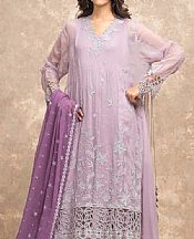 Edenrobe Lilac Chiffon Suit- Pakistani Chiffon Dress