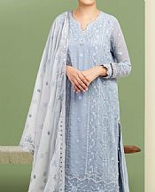 Edenrobe Cadet Grey Chiffon Suit- Pakistani Chiffon Dress