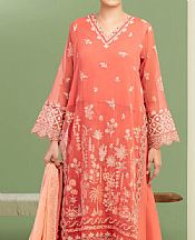 Edenrobe Coral Chiffon Suit- Pakistani Chiffon Dress