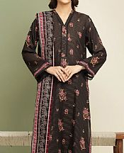 Edenrobe Black Lawn Suit- Pakistani Lawn Dress