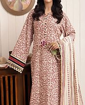 Edenrobe Beige Cambric Suit- Pakistani Lawn Dress