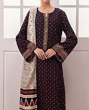 Edenrobe Black Cambric Suit- Pakistani Lawn Dress
