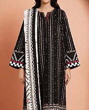 Edenrobe Black Cambric Suit- Pakistani Designer Lawn Suits
