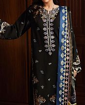 Edenrobe Black Khaddar Suit- Pakistani Winter Clothing