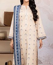 Edenrobe Ivory Lawn Suit- Pakistani Lawn Dress