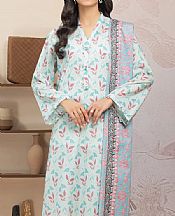 Edenrobe Pale Blue Lawn Suit- Pakistani Designer Lawn Suits