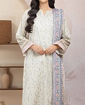 Edenrobe Cream Lawn Suit- Pakistani Lawn Dress