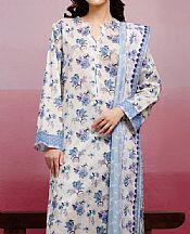 Edenrobe Off White Lawn Suit- Pakistani Designer Lawn Suits