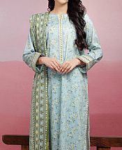 Pale Aqua Lawn Suit