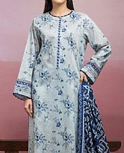 Edenrobe Grey Lawn Suit- Pakistani Designer Lawn Suits