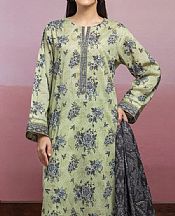 Edenrobe Pixie Green Lawn Suit- Pakistani Designer Lawn Suits