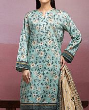 Edenrobe Shadow Green Lawn Suit- Pakistani Lawn Dress