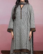Edenrobe Black/Off White Lawn Suit- Pakistani Designer Lawn Suits