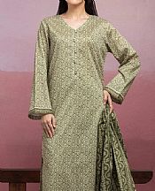 Edenrobe Sage Green Lawn Suit- Pakistani Lawn Dress