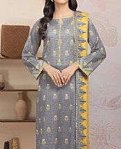 Edenrobe Grey Lawn Suit- Pakistani Designer Lawn Suits