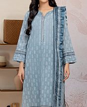 Edenrobe Slate Blue Lawn Suit- Pakistani Lawn Dress