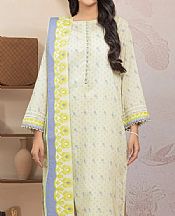 Edenrobe Cream Lawn Suit- Pakistani Designer Lawn Suits
