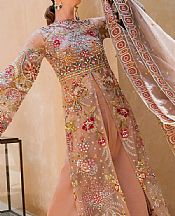 Elaf Tea Pink Organza Suit- Pakistani Chiffon Dress