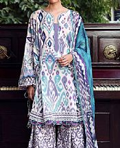 Multicolor Lawn Suit