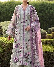 Elaf Turquoise/Lilac Lawn Suit- Pakistani Designer Lawn Suits
