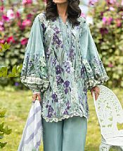 Turquoise Lawn Suit