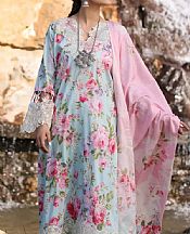 Elaf Jungle Mist/Pink Lawn Suit- Pakistani Designer Lawn Suits