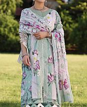 Elaf Summer Green Lawn Suit- Pakistani Designer Lawn Suits