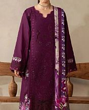 Pansy Purple Lawn Suit