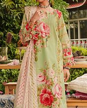 Elaf Mint Green Lawn Suit- Pakistani Designer Lawn Suits